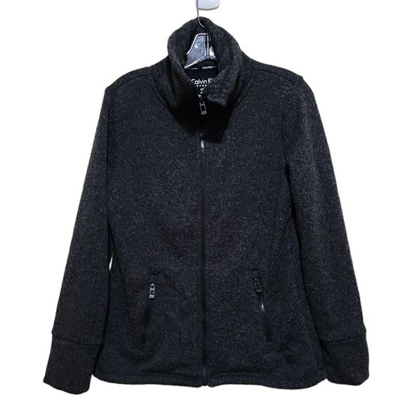 Calvin Klein Gray LongSleeve Performance Sweater Sz Medium - Picture 5 of 7